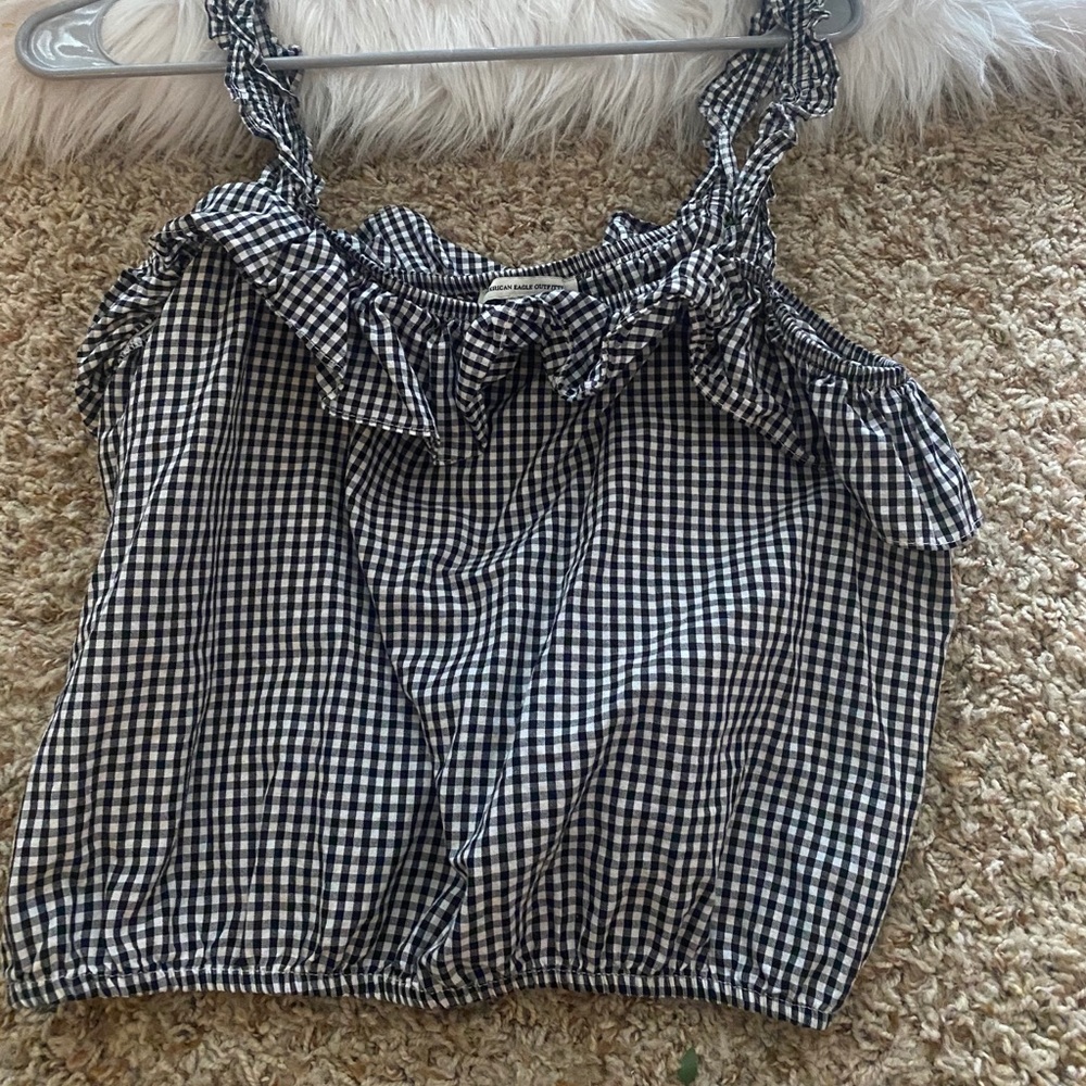 american eagle checkered tank!